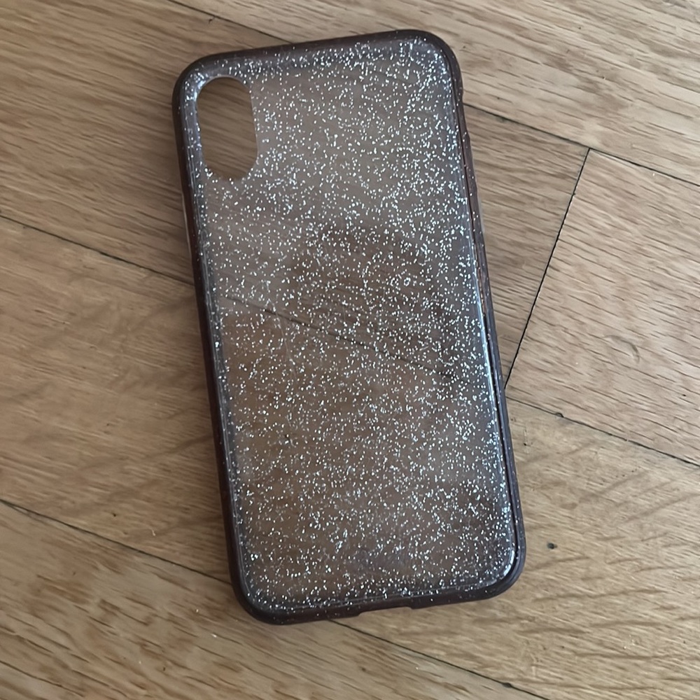 Sonic iPhone XS Case in glitter